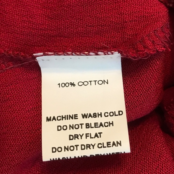 IZURIA Red Maxi Dress Polka Dot Gingham Check NWOT Women’s Plus Size 1X - Picture 12 of 16